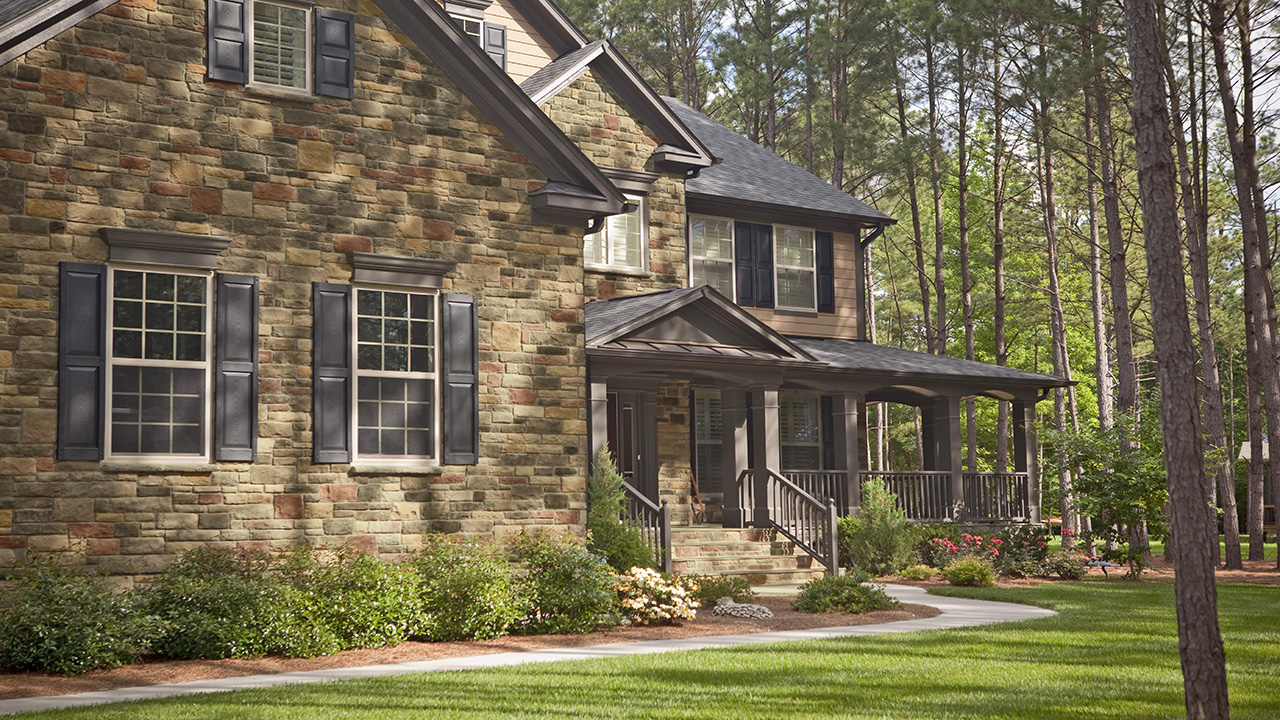 Natural Stone Home Image Artisan Windows & Doors
